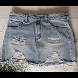 Pacsun Denim Mini Skirt